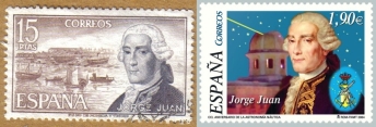 sellos españoles de Jorge Juan
